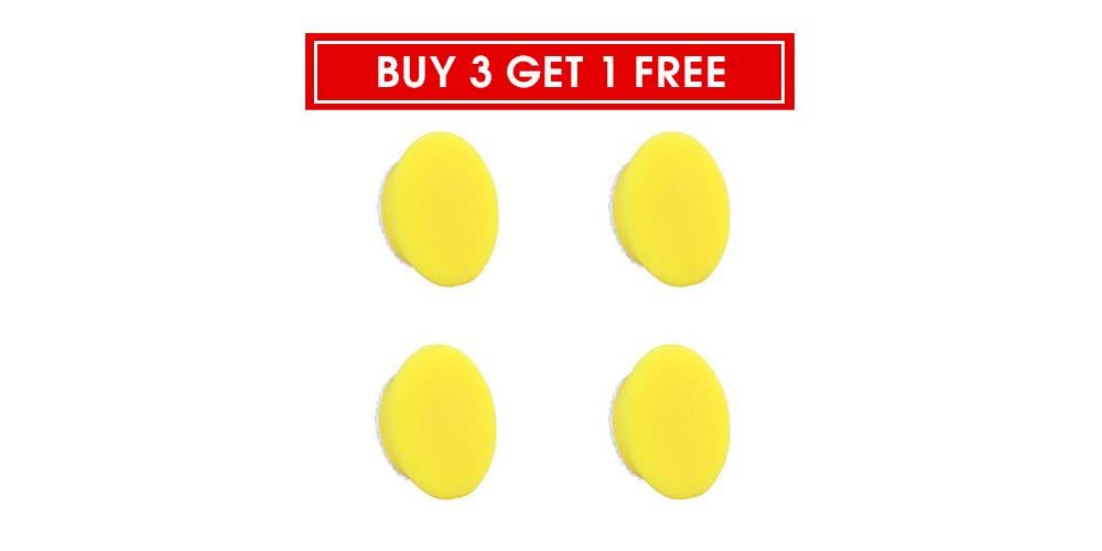 Rupes Buy 3 Get 1 Free DA Fine Polishing Foam Pad Yellow 1.25"