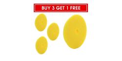 Rupes Buy 3 Get 1 Free DA Fine Polishing Foam Pad Yellow 6"