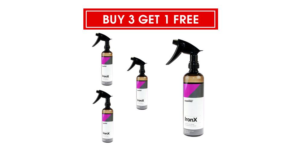 CarPro Buy 3 Get 1 Free Iron X Iron Remover Cherry Scent - 500 ml