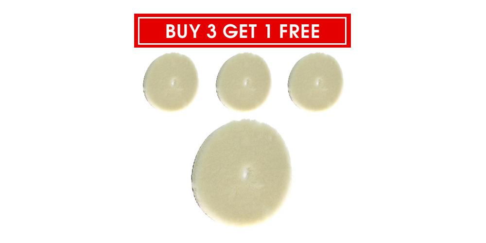 Lake Country Buy 3 Get 1 Free Lambswool Extra Cut Low Lint Pad - 5.25"