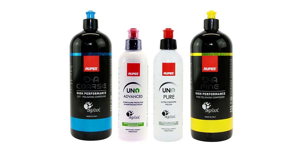 Rupes DA Coarse and Fine Compound and FREE Uno Pure and Advanced