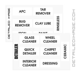 Bottle Label Sticker Sheets