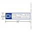 DI Accessories Detailed Image Sticker - 2.5" x 10" Blue Alternative View