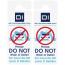 DI Accessories "Do Not Wash or Detail" Hang Tag
