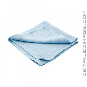 DI Microfiber Waffle Weave Glass Cleaning Towel Light Blue