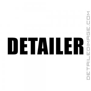Detailer Vinyl Die Cut Sticker - Black