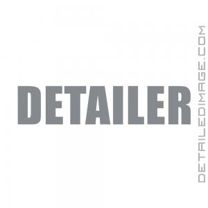 Detailer Vinyl Die Cut Sticker - Silver