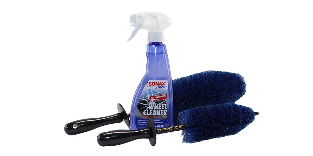 EZ Detail Brushes and Wheel Cleaner Kit