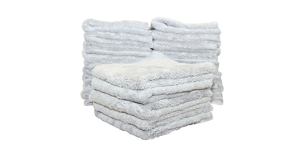 The Rag Company Eagle Edgeless 500 Towel Light Grey 16" x 16" BULK 48x
