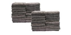 Eagle Edgeless 600 Towel Dark Grey 16" x 16" BULK 40x