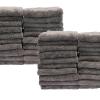 The Rag Company Eagle Edgeless 600 Towel Dark Grey 16" x 16" BULK 40x