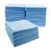 The Rag Company Edgeless 300 Microfiber Light Blue 16" x 16" BULK 50x