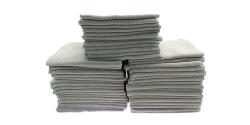 The Rag Company Edgeless Pearl Coating Ice Grey 16" x 16" BULK 48x