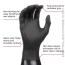 Hi-Tech Dextatron Black Nitrile Gloves 6 mil - Medium Alternative View #2