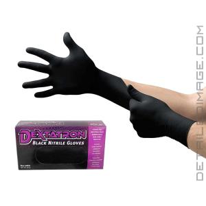 Hi-Tech Dextatron Black Nitrile Gloves 6 mil - X-Large