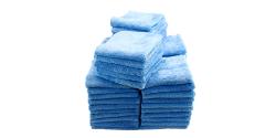 Korean Plush 470 Blue - 16" x 16" BULK 50x