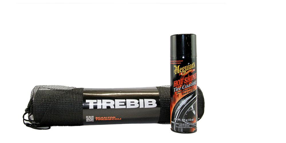 Meguiar's Hot Shine Tire Coating and TireBib