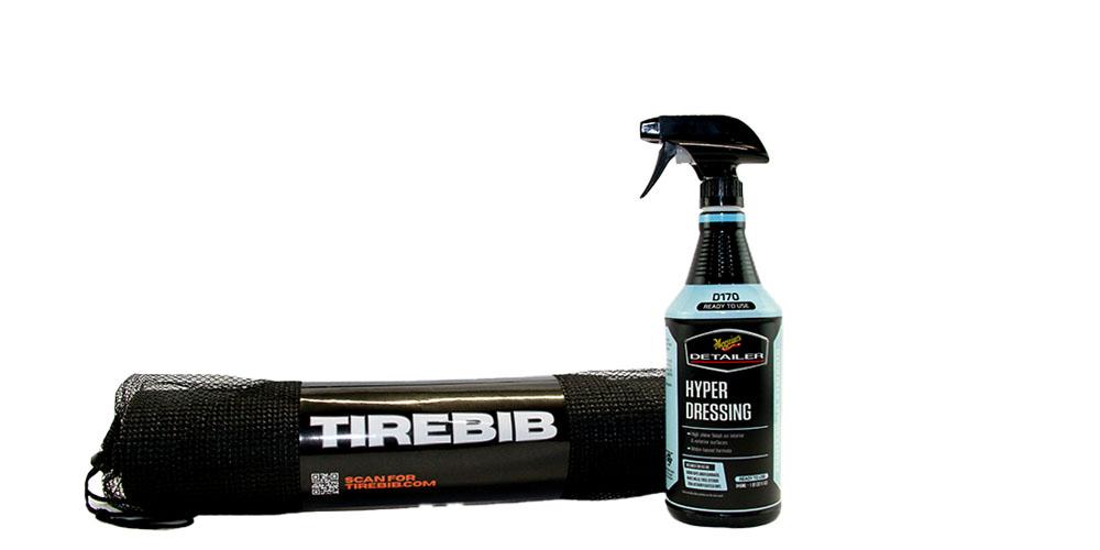 Meguiar's Hyper Dressing D170 32 oz and TireBib