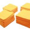 The Rag Company Pearl Coating Towel Orange - 16" x 16" BULK 48x