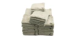 Quadrant Wipe Plush Gray - 16" x 16" BULK 50x