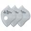 RZ Mask F1 Standard Filter Active Carbon 3 pack