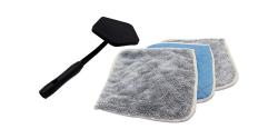 Autofiber Reacher Glass Tool and Double Flip Towel 3 Pack Kit
