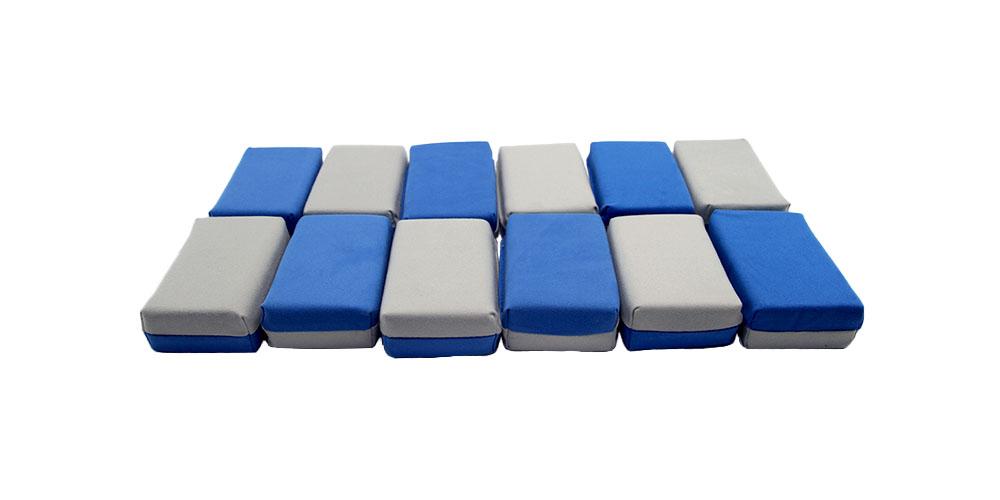 Autofiber Saver App Thick Suede Blue & Gray - 5" x 3" x 1.75" BULK 12x