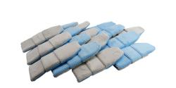 Saver Applicator Mitt Blue and Gray - 5" x 4" BULK 48x