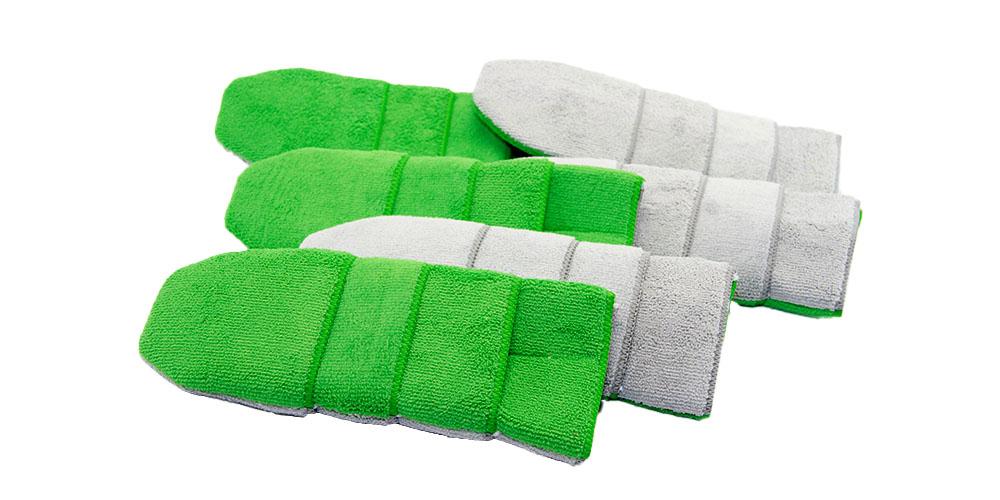 Autofiber Saver Applicator Mitt Green and Gray BULK 24x