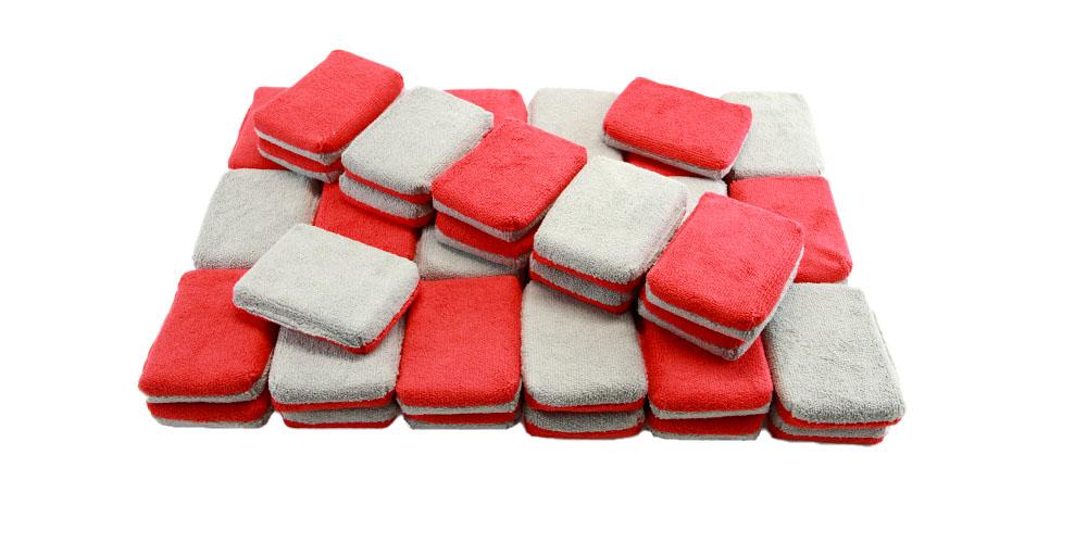 Autofiber Saver Applicator Thin Red and Gray - 5"x3.5"x.75" BULK 48x