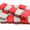 Autofiber Saver Applicator Thin Red and Gray - 5"x3.5"x.75" BULK 48x