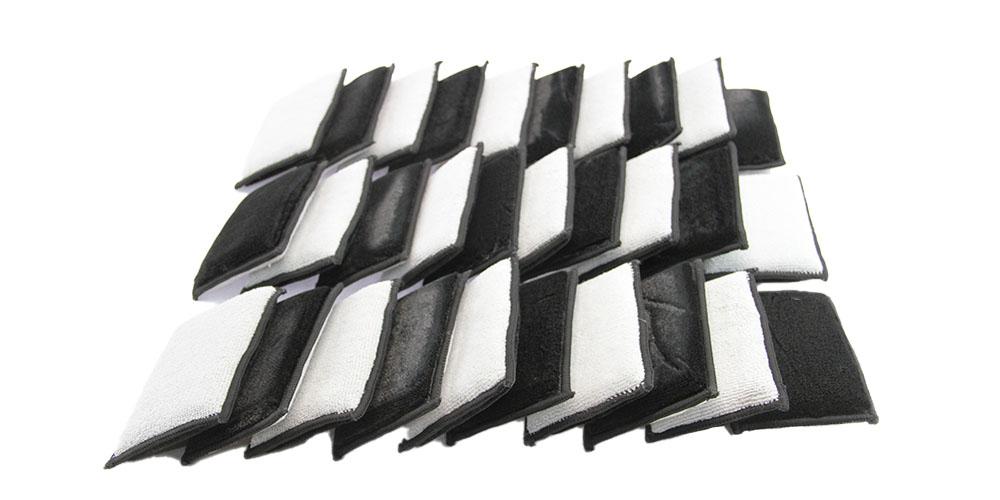 Autofiber Scrub Ninja Scrubber Sponge 3 pack Black and Grey BULK 10x