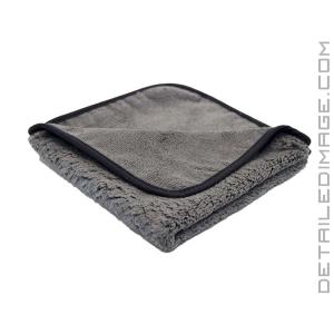 The Rag Company Spectrum 420 Microfiber Towel Dark Grey - 16" x 16"