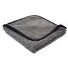 The Rag Company Spectrum 420 Microfiber Towel Dark Grey - 16" x 16"