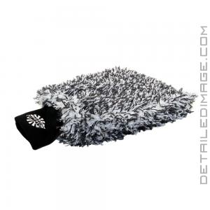 The Rag Company Cyclone Ultra Premium Wash Mitt Black - 8" x 10"